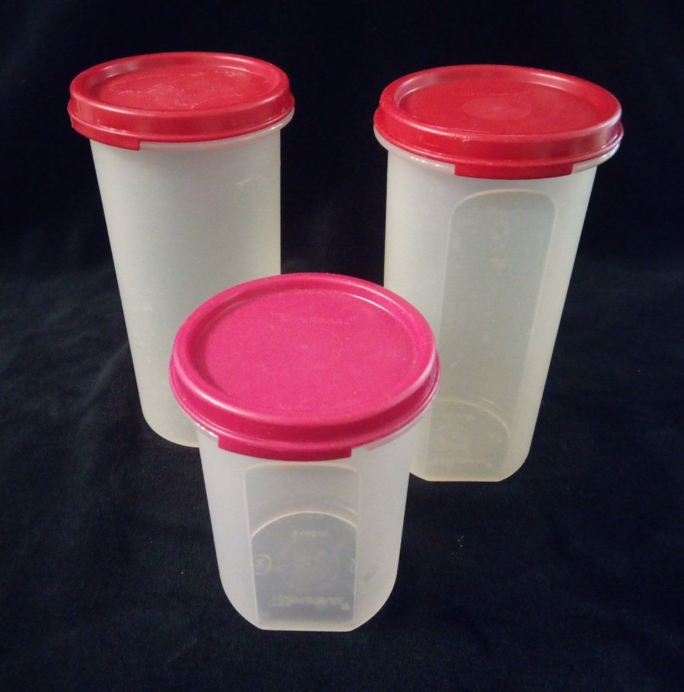 Tupperware Contenitori & Simili: TUPPERWARE 3er Set Modular Mates Oval Vorratsbehälter – Usato da Werdenberg venduto da EXA-Secondhand