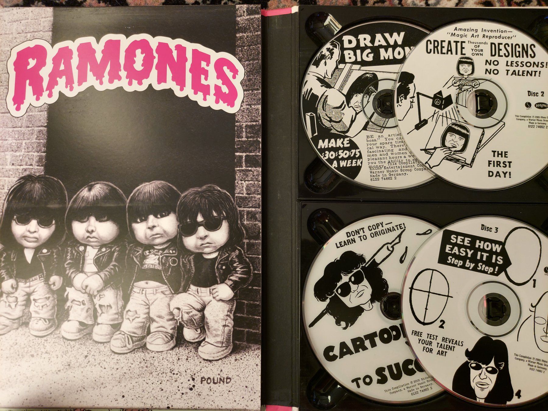 Weird Tales of the Ramones 3CD 1 DVD (D