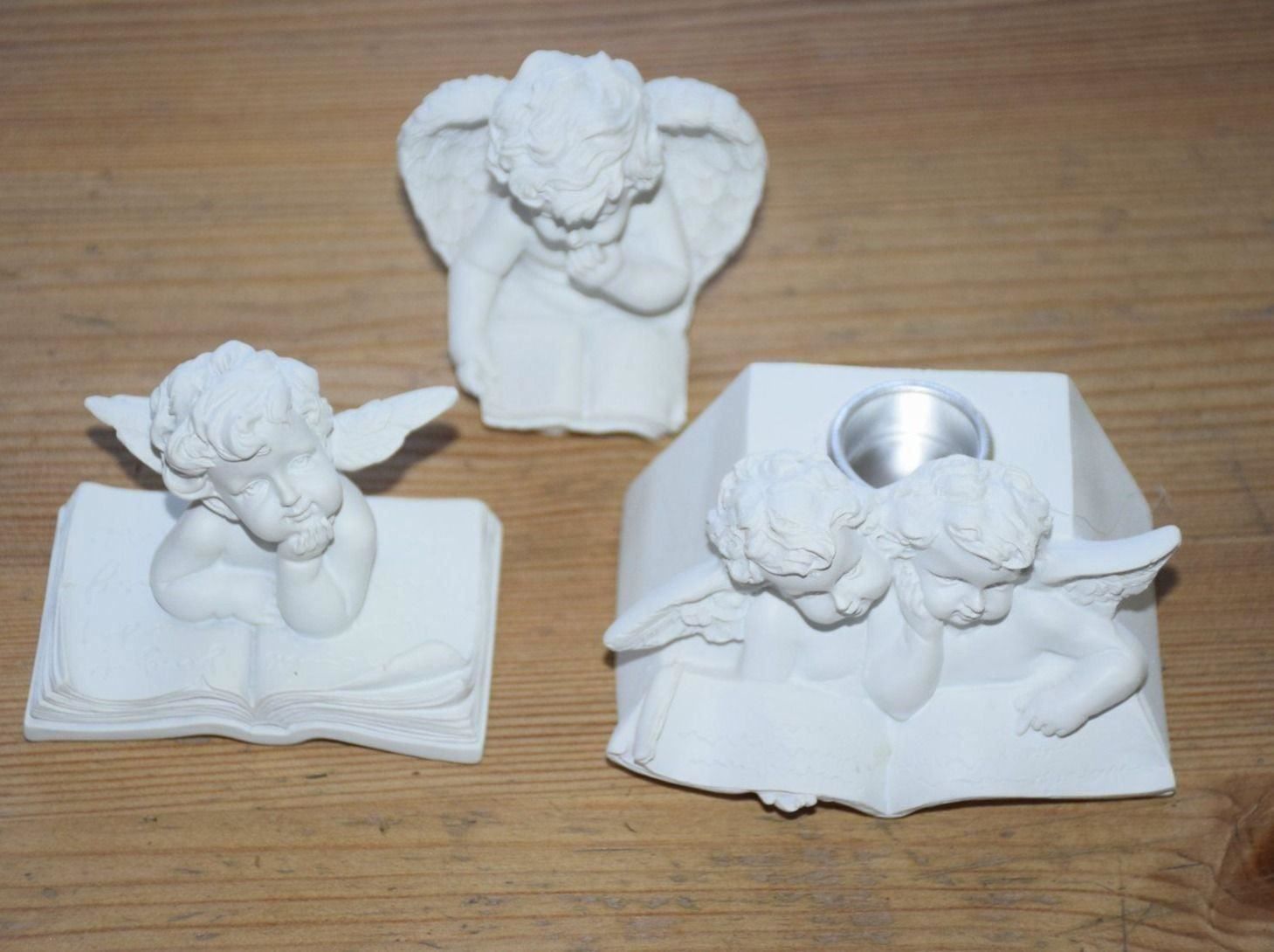 Portacandele: Set Engel als Kerzenständer und 2 Engel – Nuovo e nell'imballaggio originale da Wetzikon ZH venduto da Wetzicardo25 1