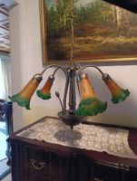 Jugendstil Kronleuchter ( die Schirmen sind  Geschenk )
