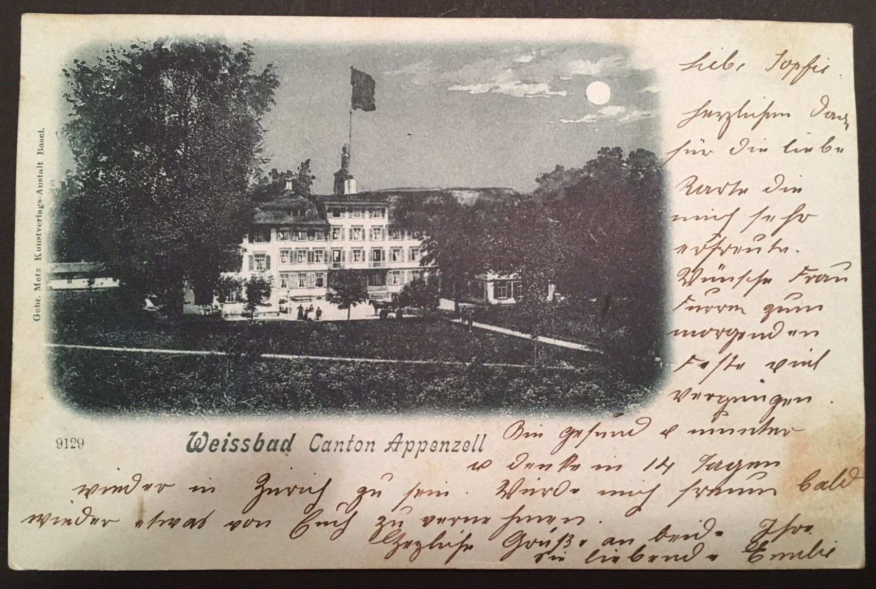 Cartoline postali: Weissbad 1898 – Usato da Kreuzlingen venduto da Rschweiz1