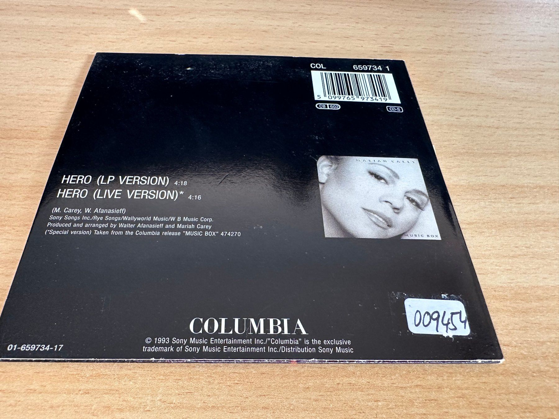 CD: Mariah Carey – Hero - Single CD – Usato da Rikon im Tösstal venduto da Alpenmutz 1