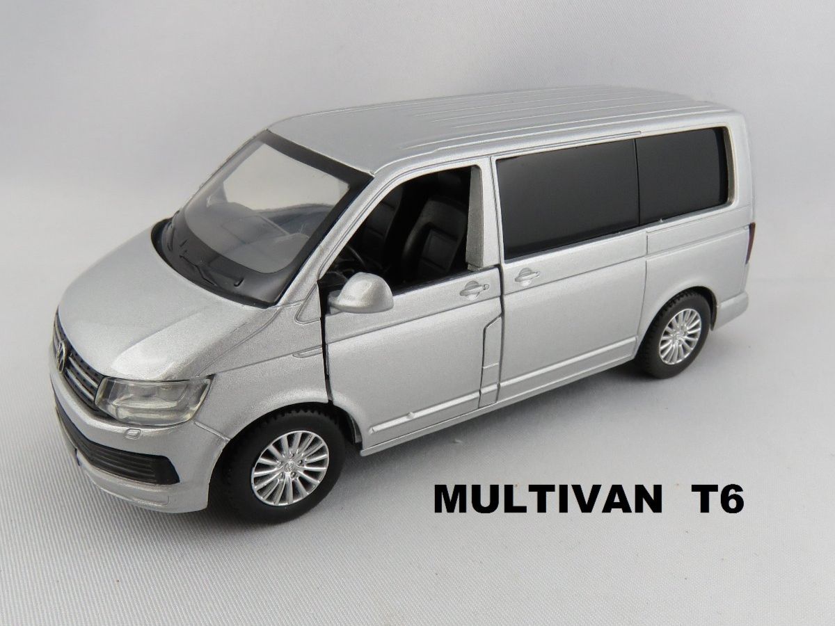 Volkswagen Modellini d'auto: VW Multivan T6 - Modellauto - Silber - 13,5x6cm – Nuovo (secondo la descrizione) da Grenchen venduto da Yamahwildstar16