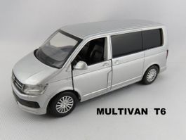 VW Multivan T6 - Modellauto - Silber - 13,5x6cm