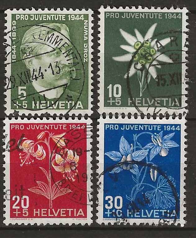 Tutti i francobolli: PJ044 - Pro Juventute 1944 obl. – Usato da Trélex venduto da Phil_Albert