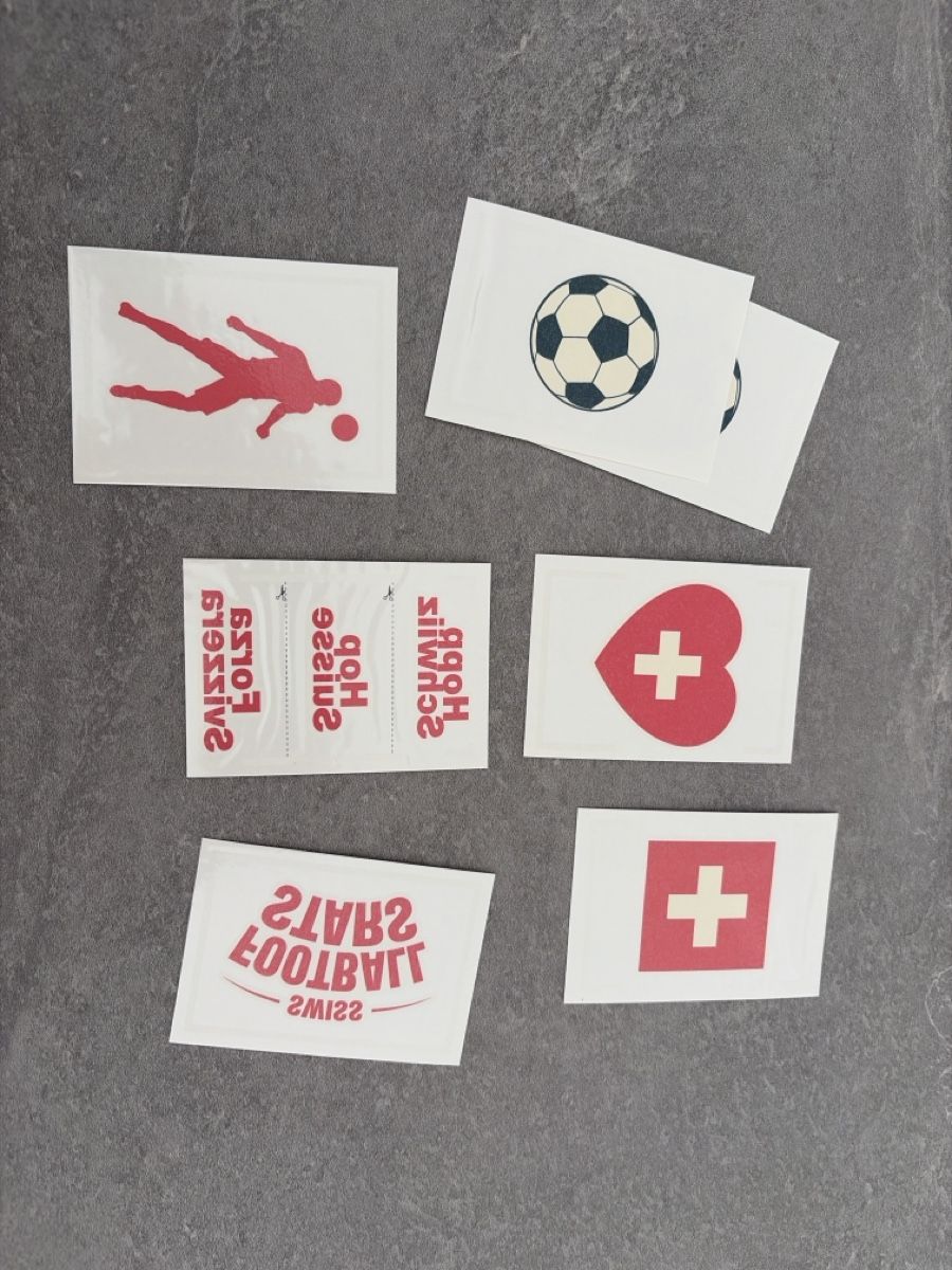 Sticker: Fussball-Tattoos – Usato da Fraubrunnen venduto da amm_7kp6