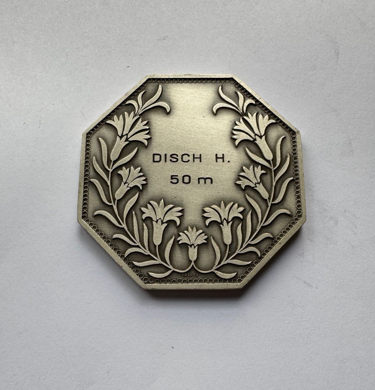 Medaillen: Schützenmedaille Turn unz – Neu (gemäss Beschreibung) aus Unterbäch VS von Wallis3944 1