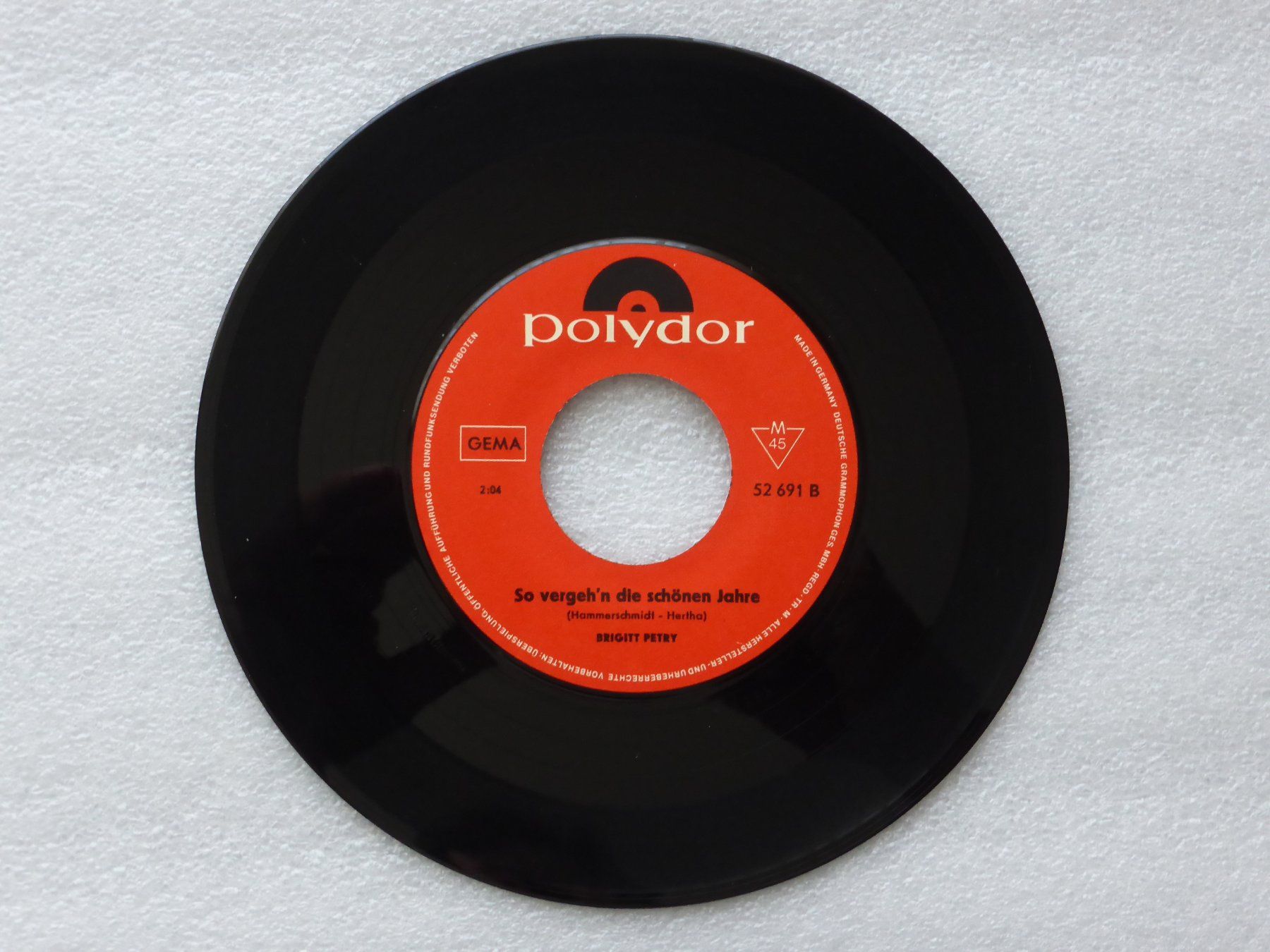 Dischi in vinile: Vinyl Single  BRIGITT PETRY – Usato da Küssnacht am Rigi venduto da Mondkinder 2