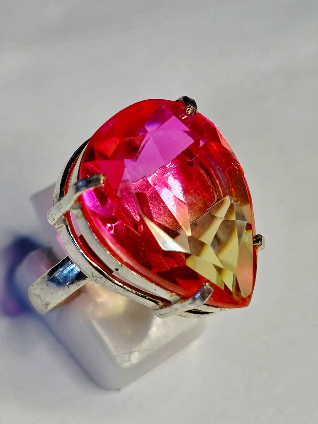 Ringe: Rot-gelber Edelstein Ring – Neu (gemäss Beschreibung) aus Zürich von benedikt12 5