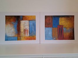 Ölgemälde 2-er Set 50 x 60