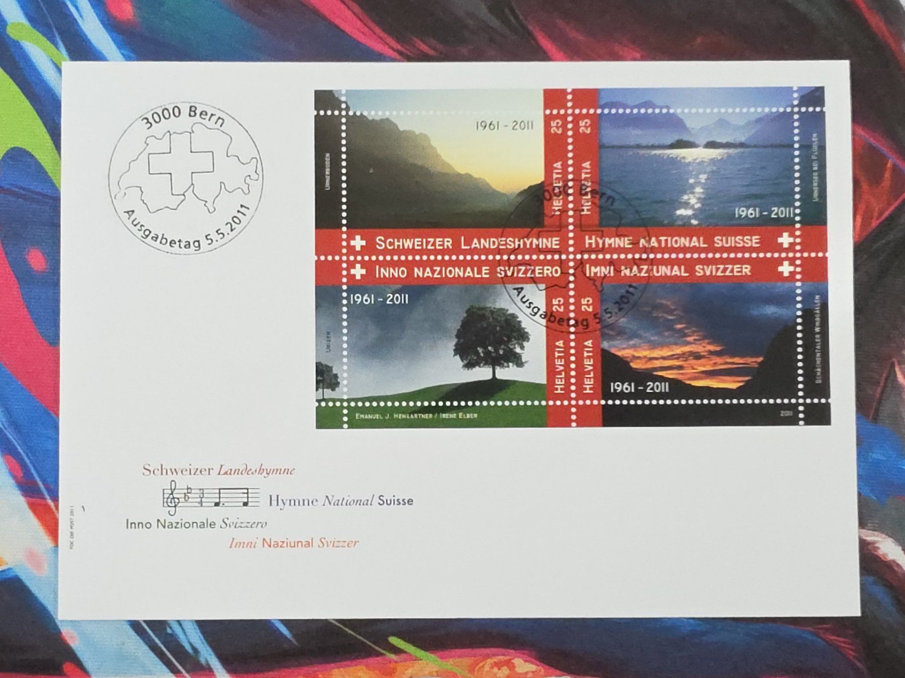 Tutti i francobolli: CL29 Enveloppe + Timbre Suisse 2011 – Usato da Cousset venduto da Patrick_Collections