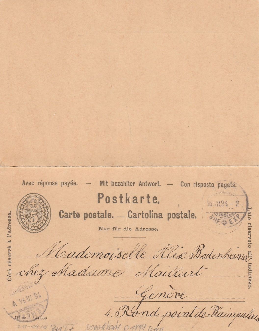 Alle Briefmarken: 5 Rp. Doppel-GS-Pk – Gebraucht aus Rorschacherberg von fratovi2