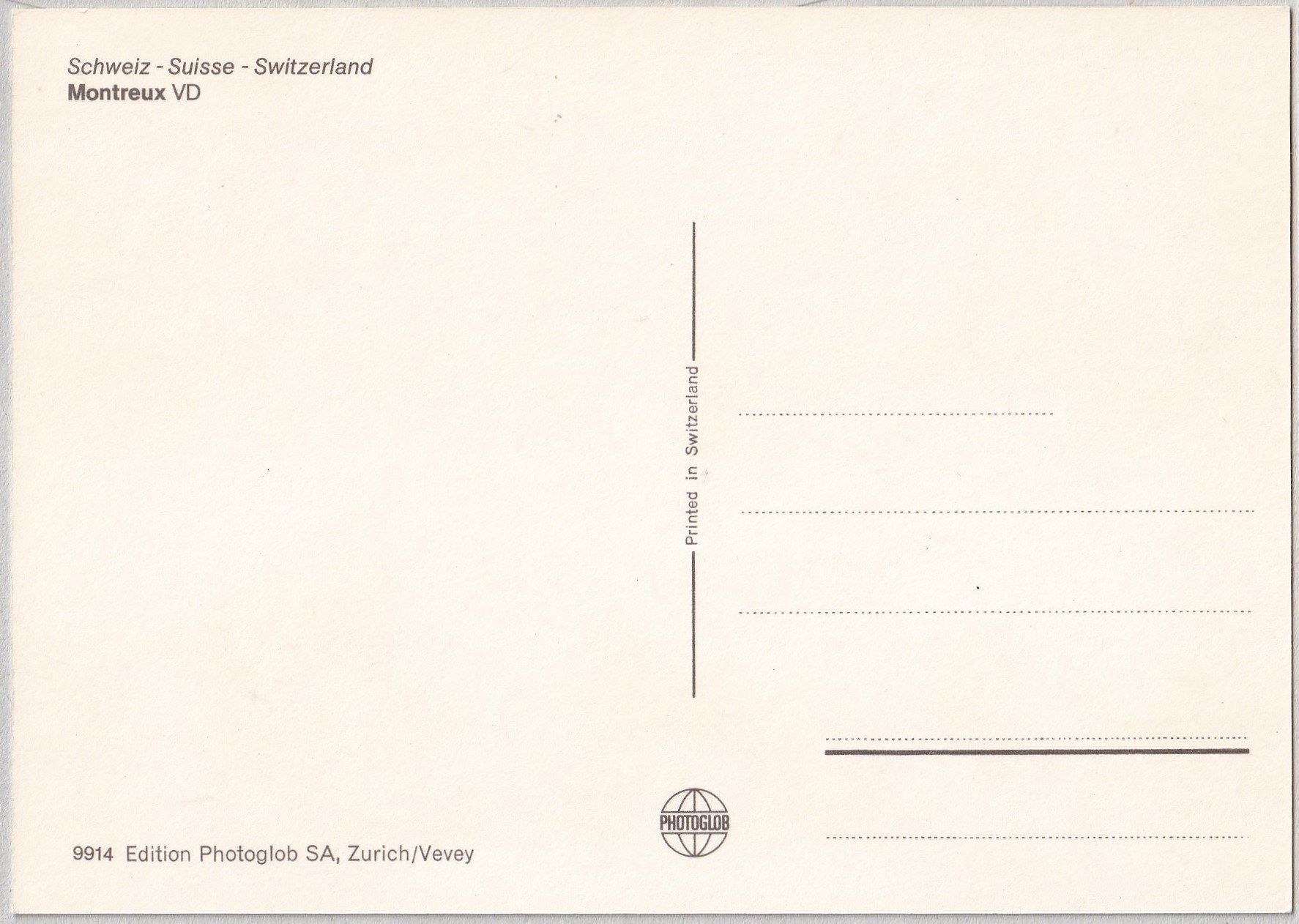 Cartes postales: Montreux – Neuf (Voir description) à Castione par Rx-stamps 1