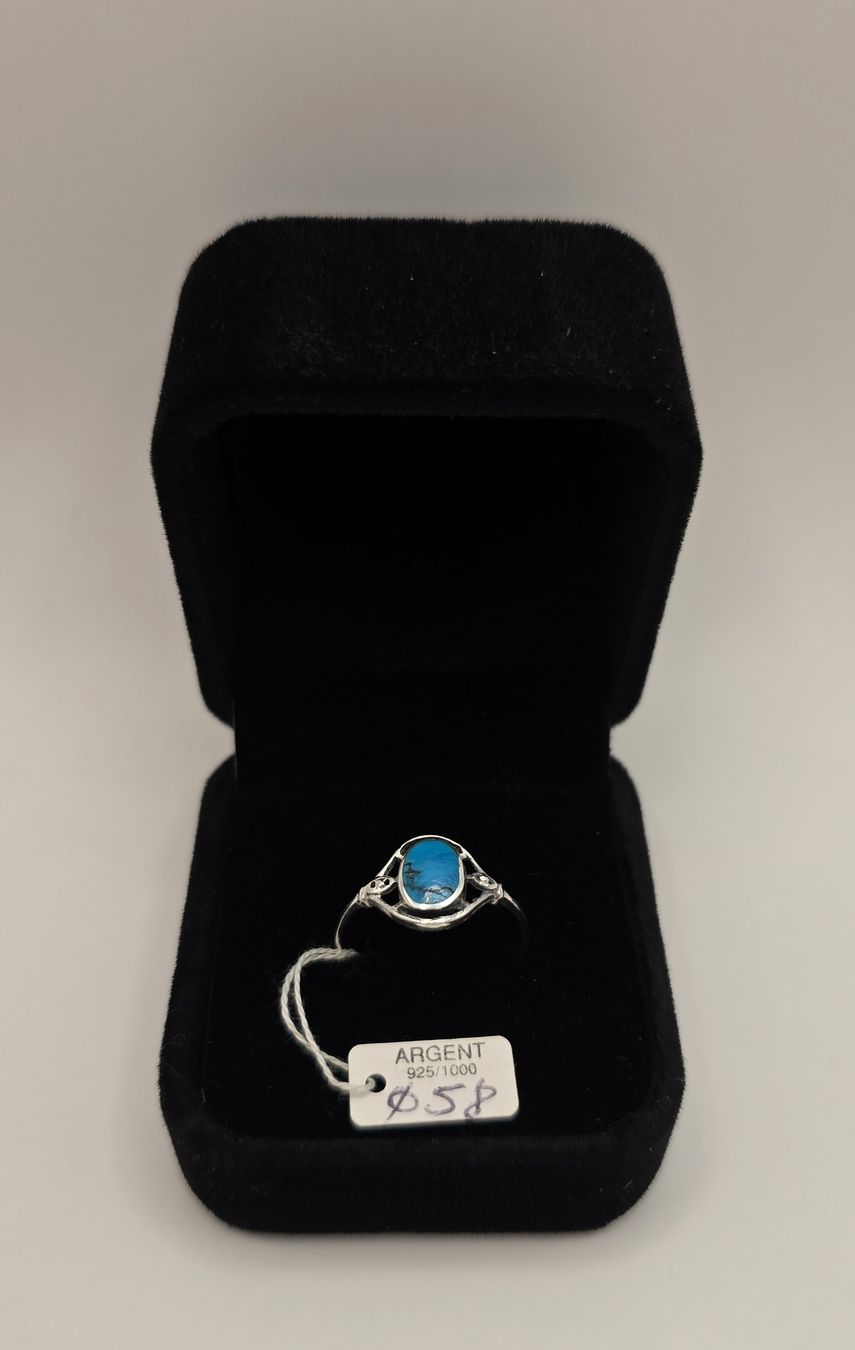 Bagues: Bague Vintage "Oeil de Turquoise" Argent 925 – D'occasion à Basel par ALEXANDER4056 9