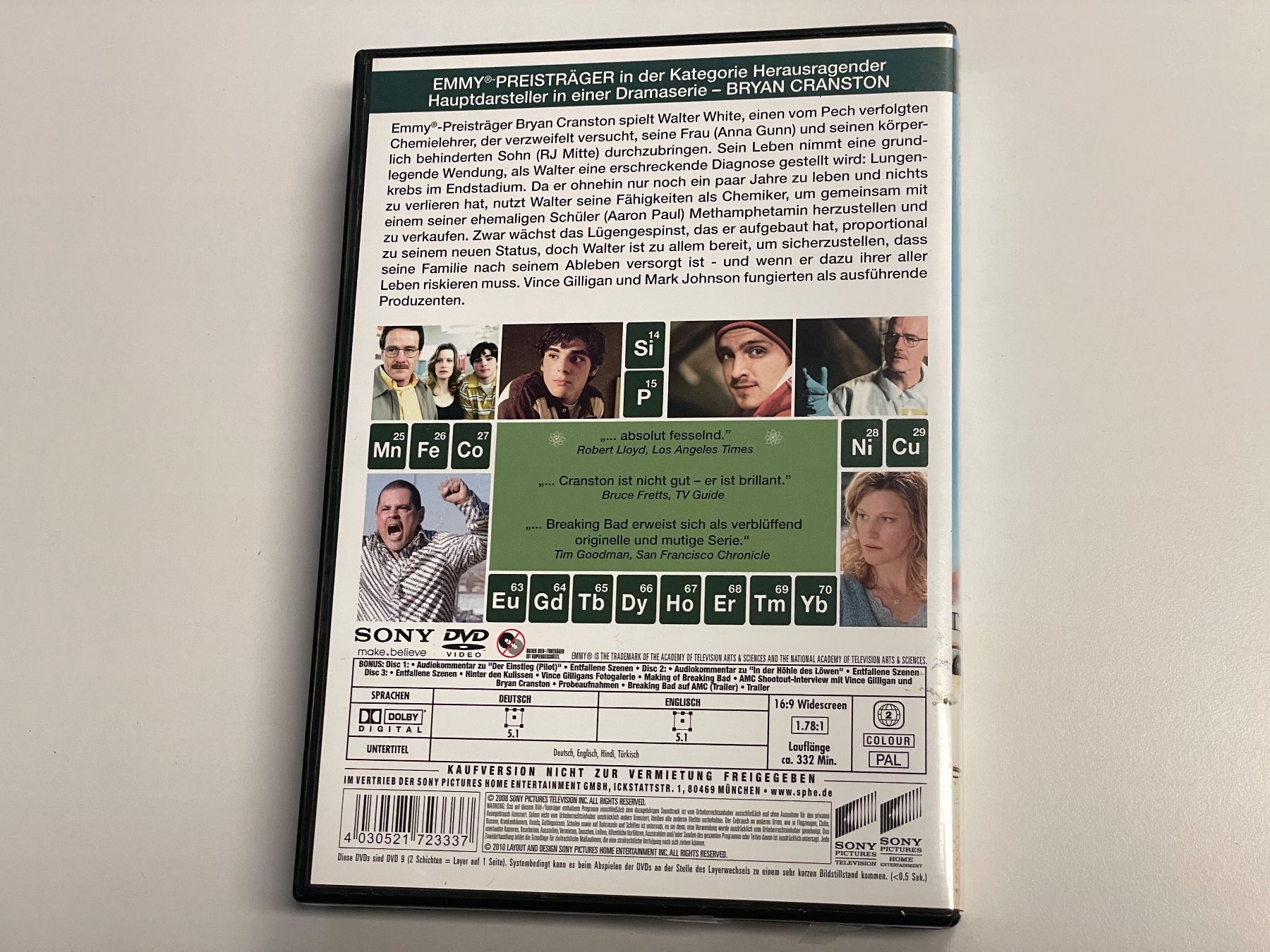 Alle DVDs: Breaking Bad Staffel 1 2 – Gebraucht aus Muri b. Bern von AdidasCollector 1