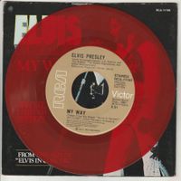 Elvis Presley - My way / America 7" red Vinyl