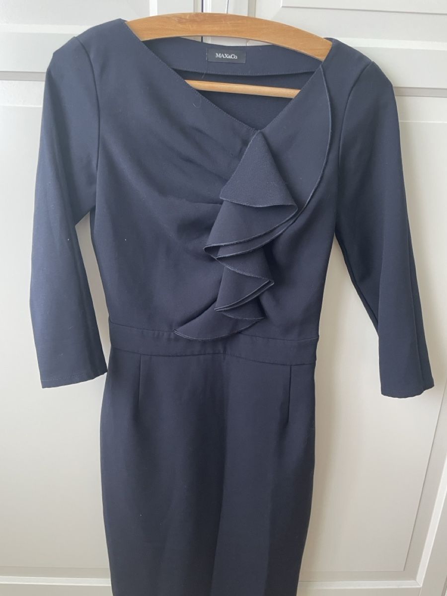 Max Mara Vestiti: Max&Co Kleid, Gr. 36, Dunkelblau Designer Elegant – Usato da Itingen venduto da Granini_93