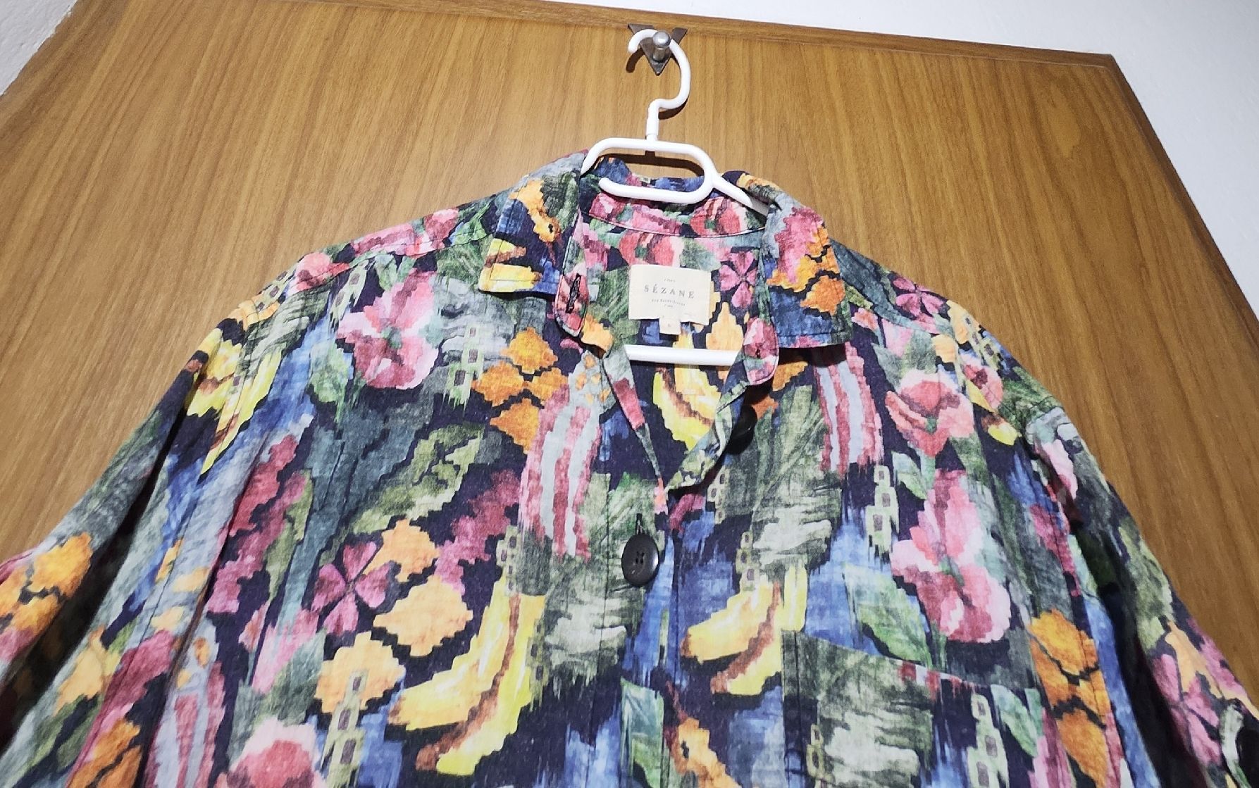 Sezane Camicette: Chemise Sézane  oversize imprimé floral, S – Usato da Niedergösgen venduto da Eva2410 3
