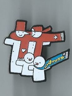 Placchette & Badge: Arosa Schneemann Pin – Usato da Zürich venduto da t24_de
