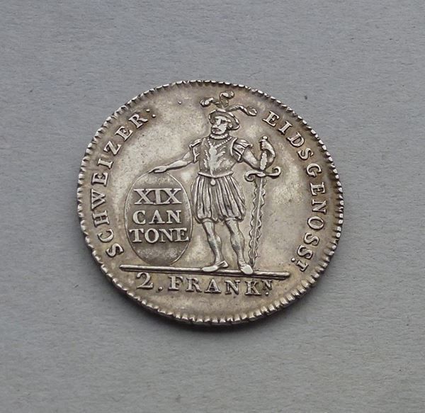 Toutes les monnaies: Appenzell ++ 2 Franken 1812 – D'occasion à Walkringen par Casablanca777 1