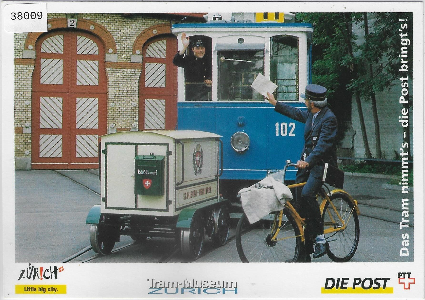 Ansichtskarten: Postrolli der ehem. Limmattal-Strassenbahn – Gebraucht aus Ettingen von Kartenplanet