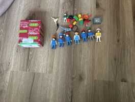Playmobil Figuren Konvolut Bahnpersonal und Zubehörteile