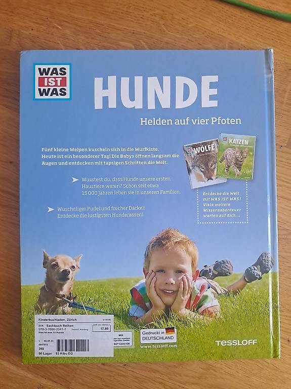 Bücher: WAS IST WAS Buch über Hunde ?  – Gebraucht aus zürich von Shanti79 1
