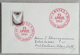 1509) W22 aus Baslertaube Block FDC Kt 100.-
