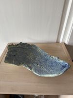 Schalendeko Keramik blau-Türkis Unikat Handarbeit Topzustand