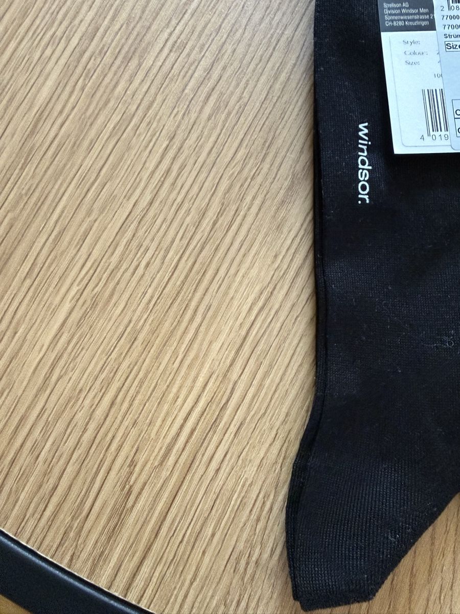 Chaussettes: Windsor Socken schwarz - 45/46 – Neuf avec emballage d'origine à Zürich par fluzue 1