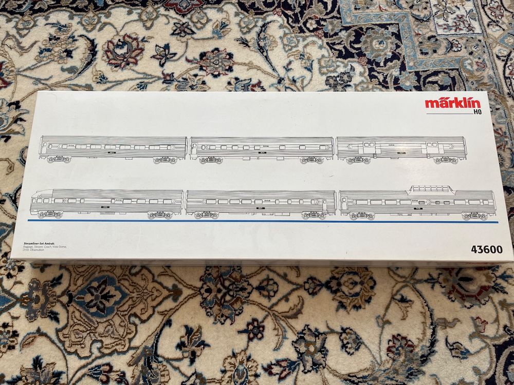 Märklin 43600 USA Amtrak Streamliner Wagenset in OVP (Neu (gemäss ...