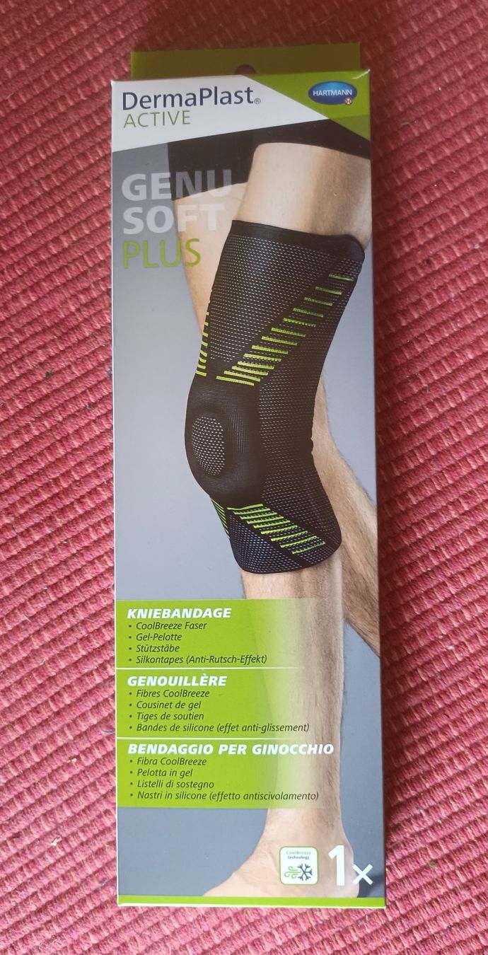 Hartmann Attrezzature mediche: DermaPlast Active Genu Soft Plus Kniebandage – Nuovo (secondo la descrizione) da Reitnau venduto da gurkenrot