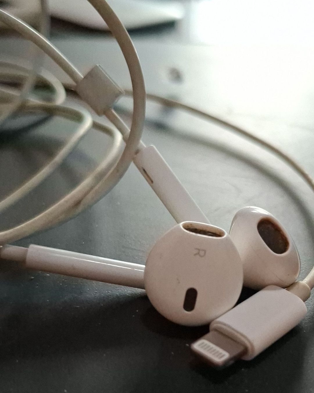 Apple Cuffie: Écouteurs Apple EarPods connecteur Lightning – Usato da Tannay venduto da v1n1p00h
