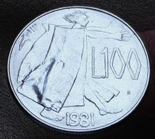 SAN MARINO 100 LIRE 1981 UNZ. *RAR*