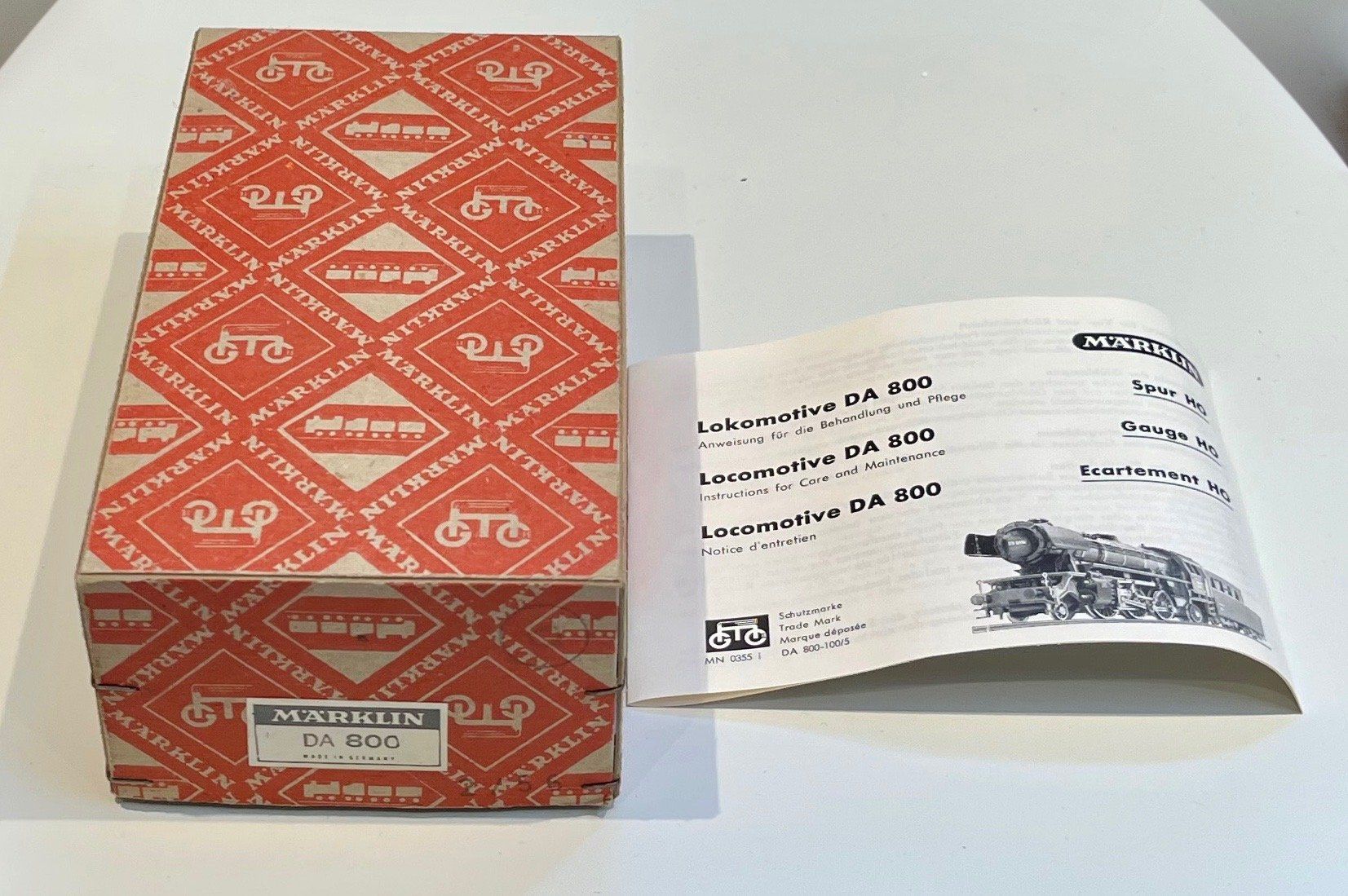 Märklin Modelleisenbahnen: Märklin DA 800 von 1954 erste Version ! – Gebraucht aus Bleiken von hbw45