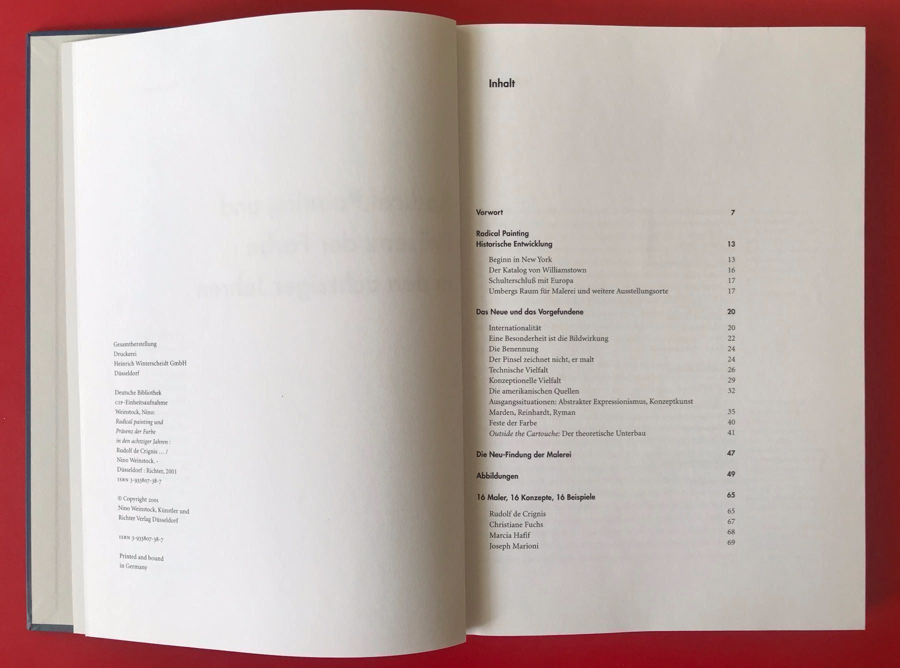 Livres: N.Weinstock RADICAL PAINTING...E.A 2001 – D'occasion à Zürich par EYEBOOKS 1
