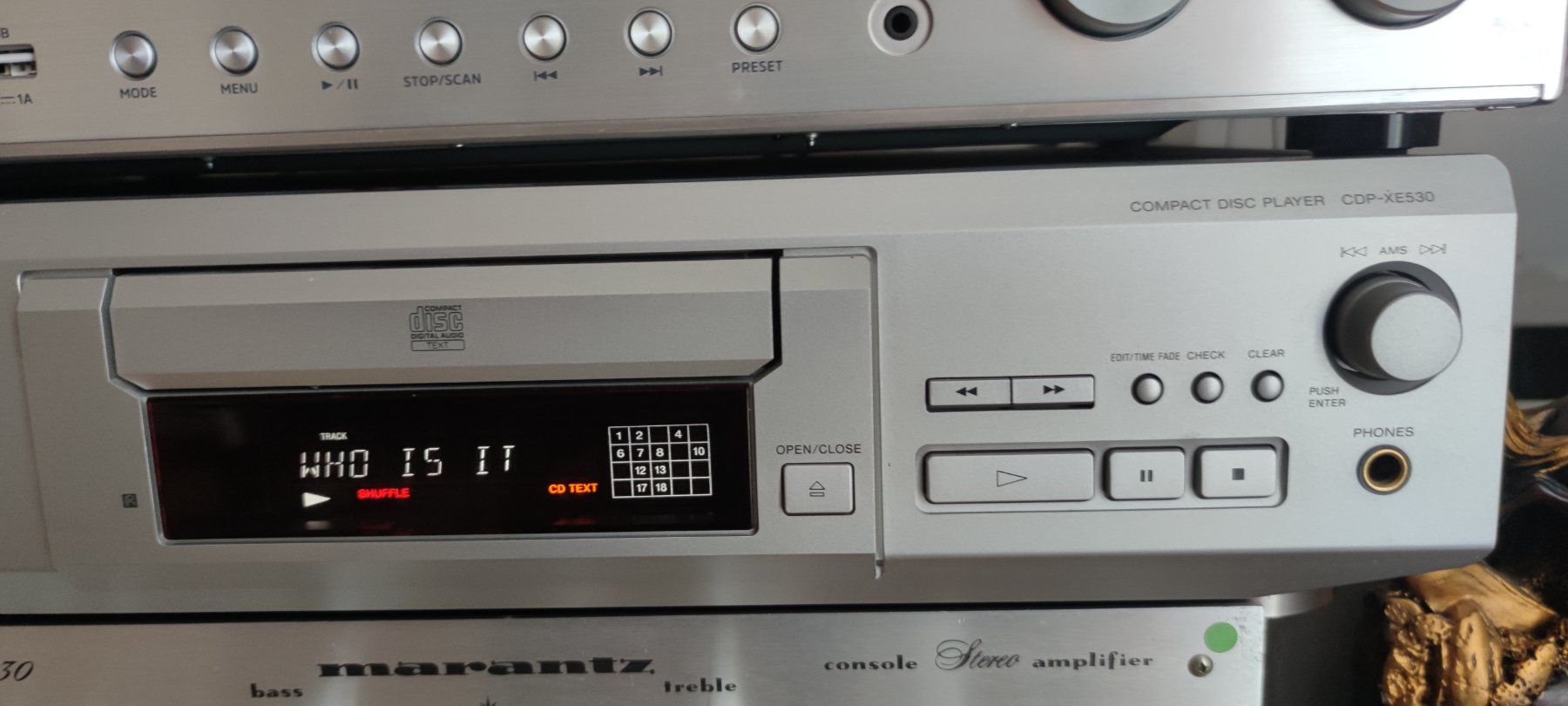 Sony Audio- & Mediensysteme: Sony CDP-XE 530 CD-Player mit CD-TEXT silber – Gebraucht aus Meggen von Malecifent 1