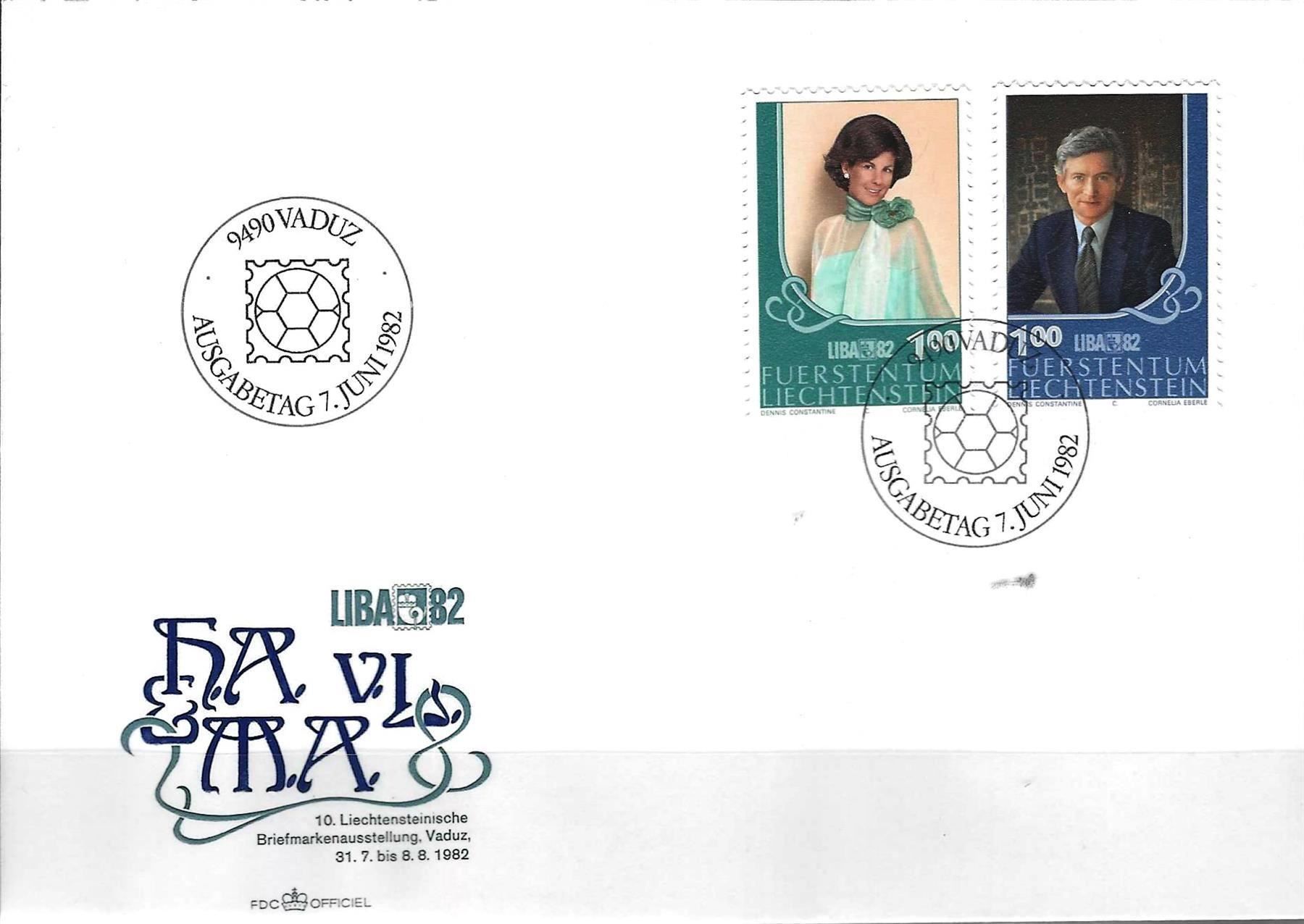 Tous les timbres: LICHTENSTEIN FDC  19 – D'occasion à Koblenz par Markenhimmel