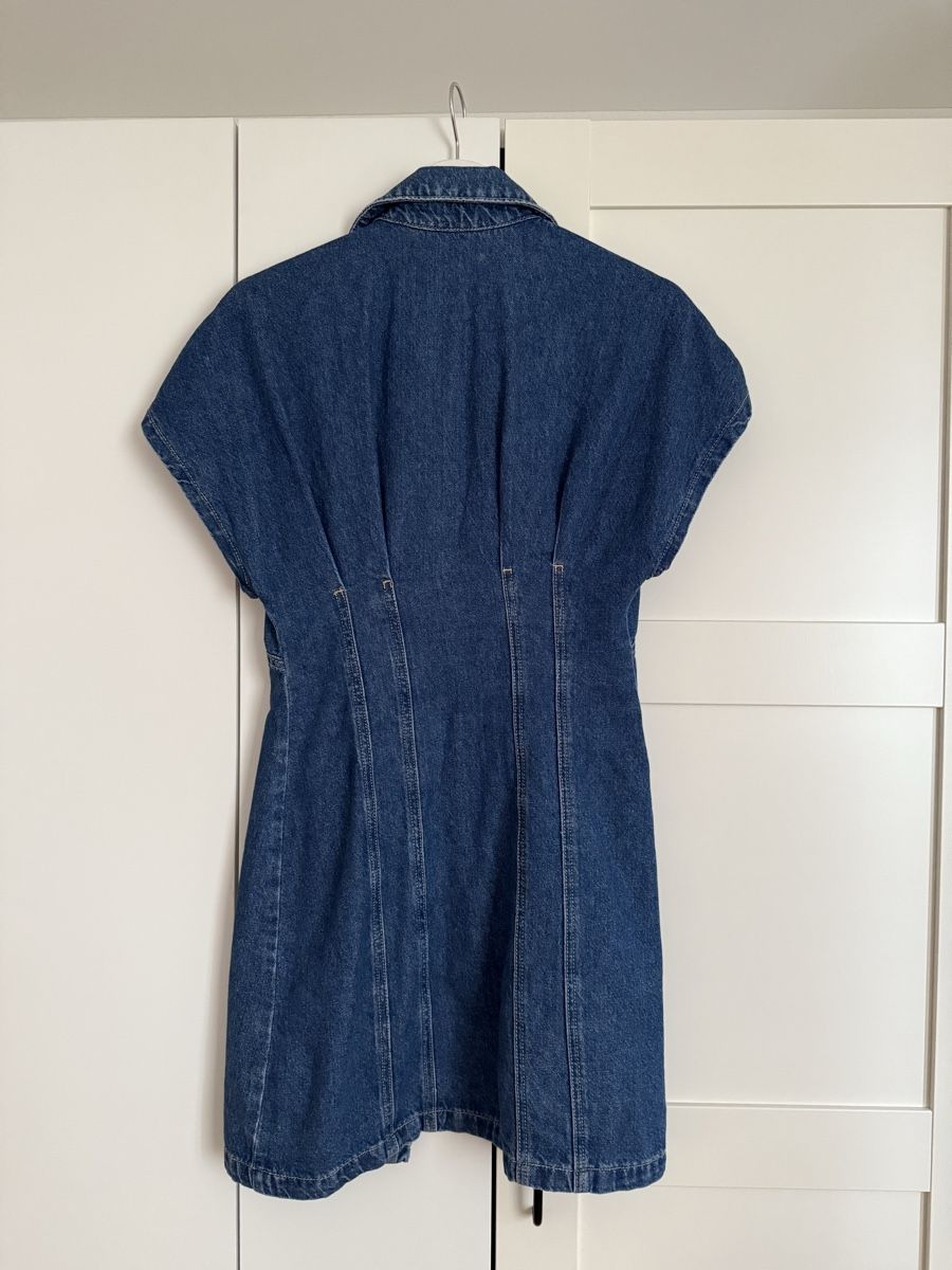 Kleider: Jeans Kleid Grösse 36 – Neu (gemäss Beschreibung) aus Mörschwil von Seegurke18 3