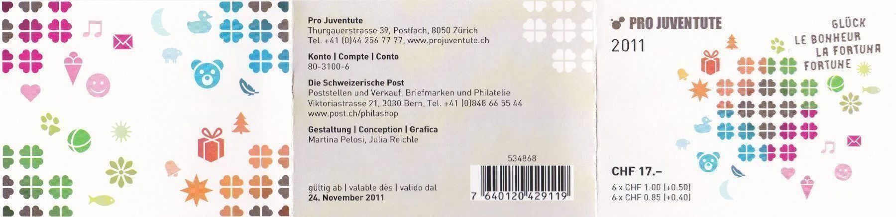 Tutti i francobolli: Postfrisch PJ MH 2011 – Nuovo e nell'imballaggio originale da Schliern b. Köniz venduto da joni20