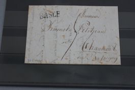 Helvetikbrief 23.2.1802, Basle (Wi 2399-9), sehr selten! RAR