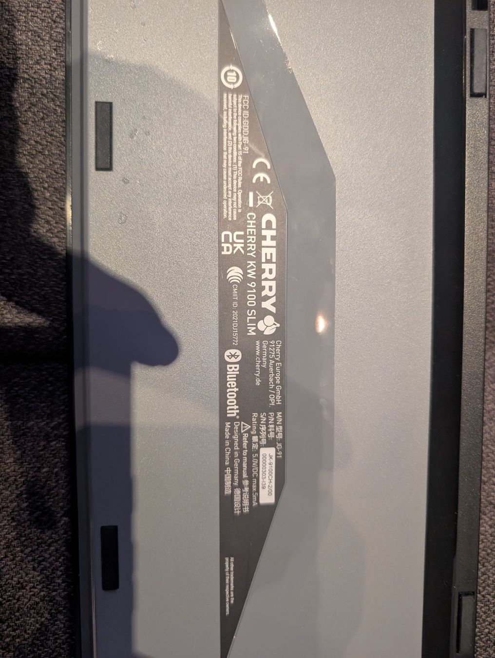 Tastaturen: Tastatur Cherry KW 9100 Slim – Gebraucht aus Besenbüren von ram_z8pp 1
