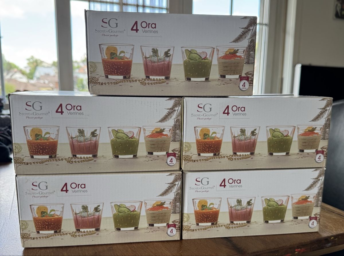 Bicchieri: Gourmet Dessertglas Set – Nuovo (secondo la descrizione) da Spiegel b. Bern venduto da dijaro 1
