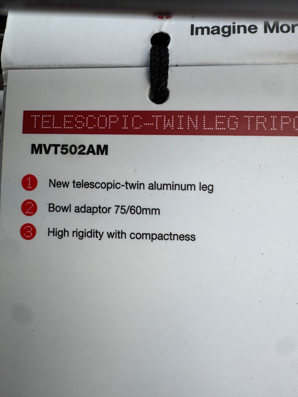 Manfrotto Stative & Stativköpfe: Manfrotto MVK502AM-1 + 502 Fluidkop – Gebraucht aus Schwyz von dgxspark 5