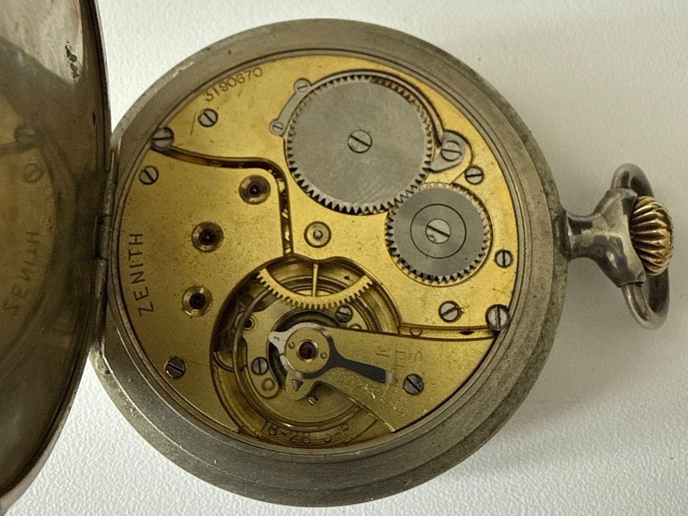 Zenith Orologi: Antike Zenith Taschenuhr läuft – Usato da Stadel venduto da amigo014 3