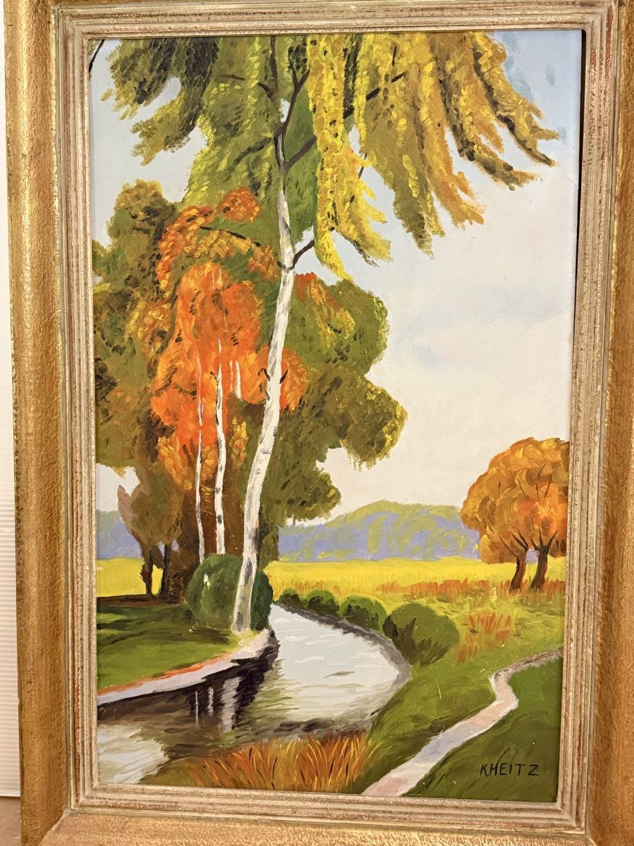 Dipinti: Ölgemälde - Landschaft - K.HEITZ – Usato da Solothurn venduto da NUVICO 4