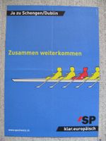 Original-Abstimmungsplakat Schengen/Dublin (2005)