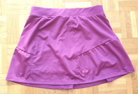 Jupe short tennis performance Head couleur fuchsia