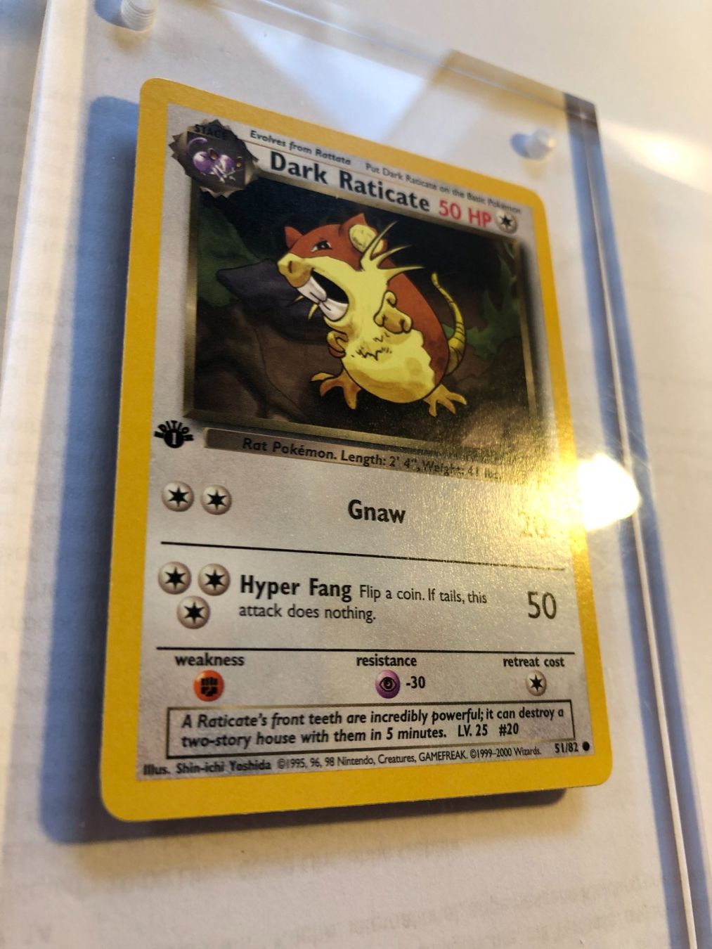 Sammelbilder & Trading cards: Dark Raticate 1st Team Rocket - MINT - ab 1.- – Gebraucht aus Giubiasco von dan_pr8b 1