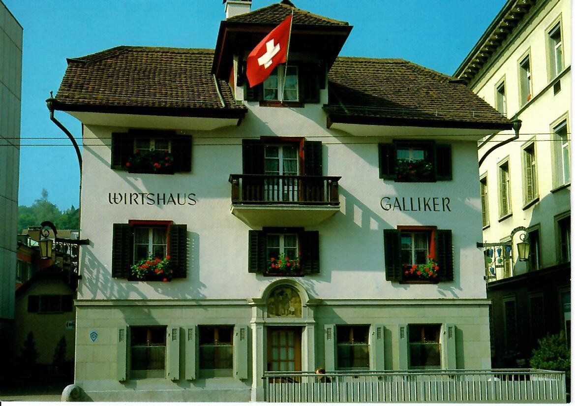 Ansichtskarten: Wirtshaus Galliker Luzern – Gebraucht aus Hochdorf von Ziegel-16